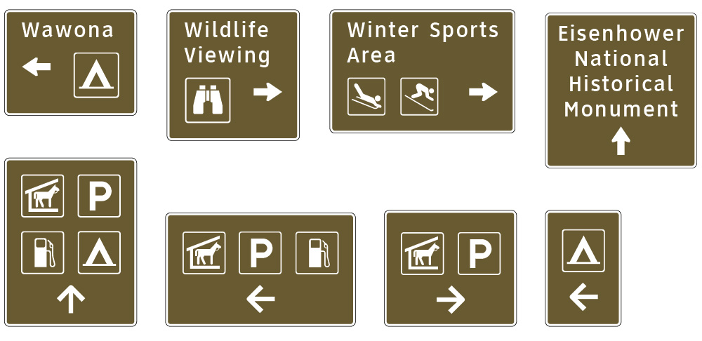 recreational signs