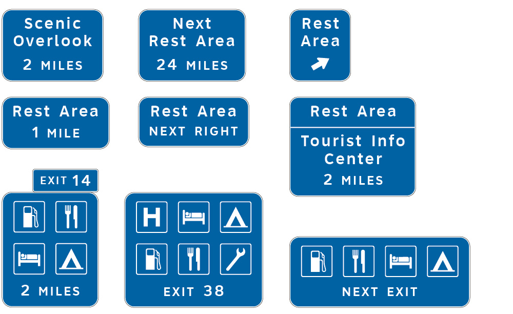 recreational signs