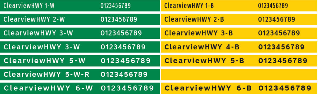 clearview text font free
